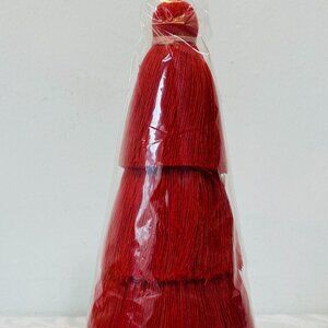 NEW Red 8.5" Tassel Tree OPALHOUSE JUNGALOW Gold Base Target 2021 Discontinued